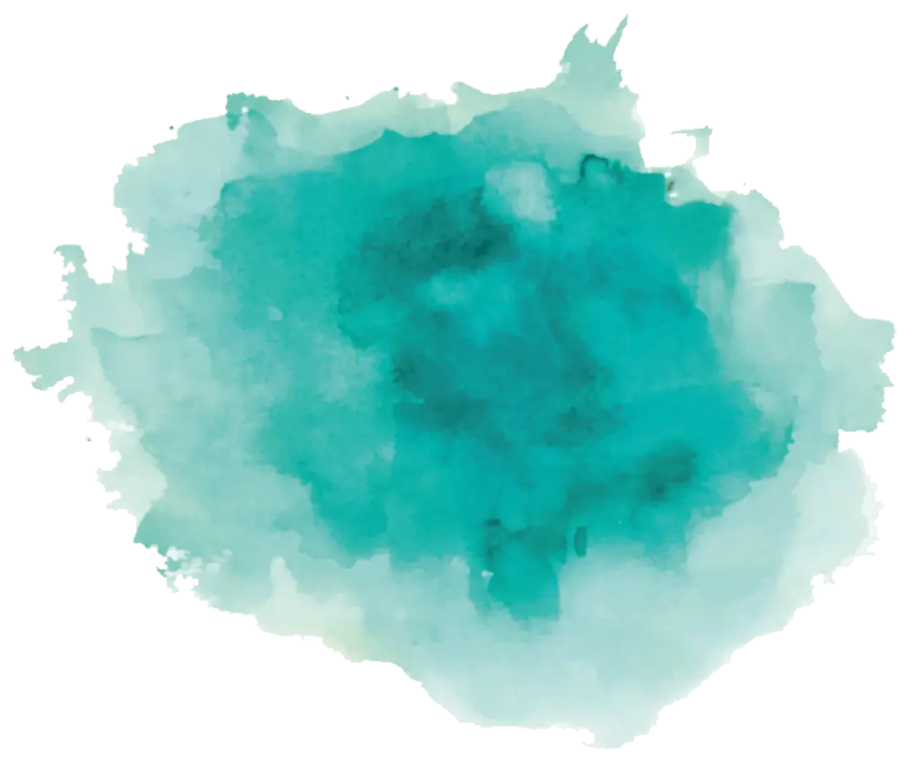 Grüner Farbklecks